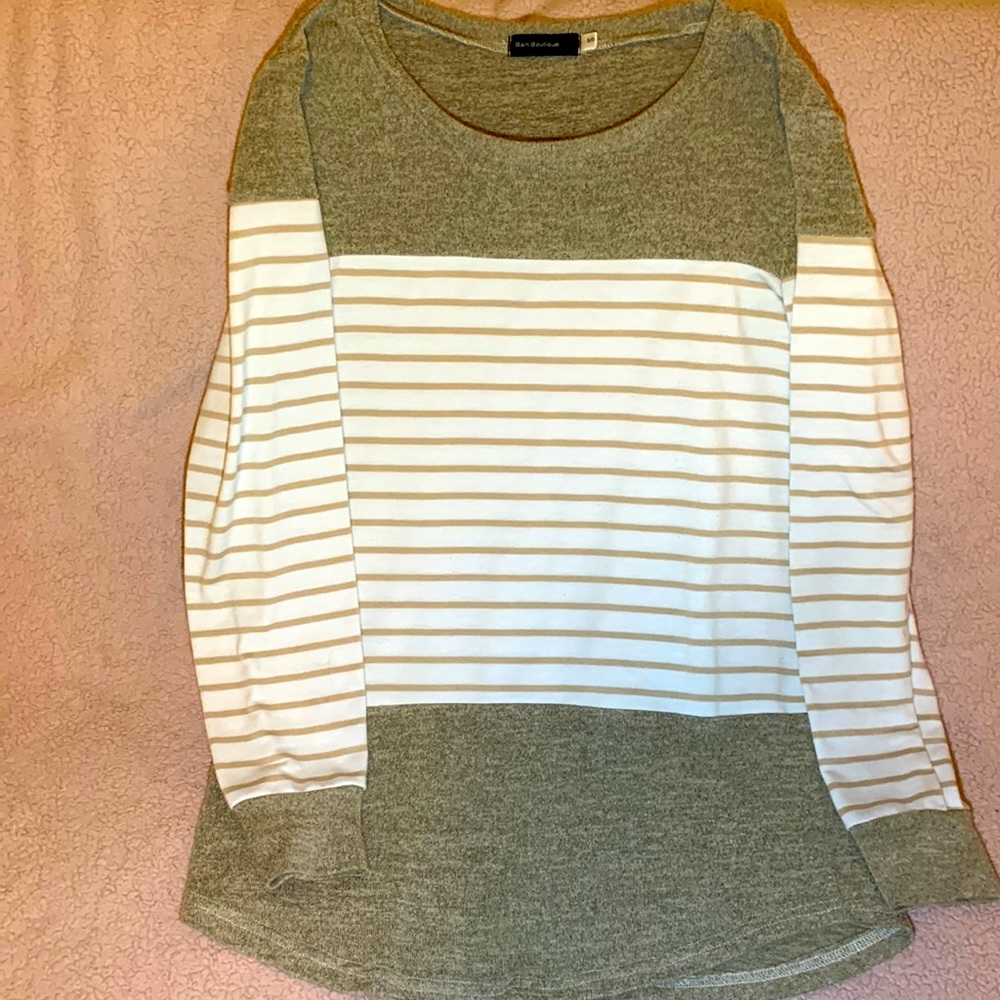 Color block Striped Sweater